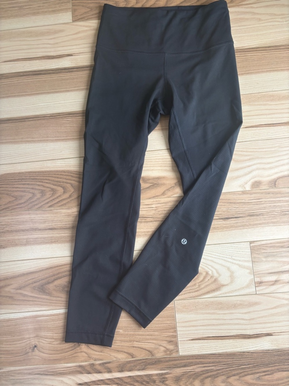 Lululemon Align Black Ribbed High-Waist Leggings